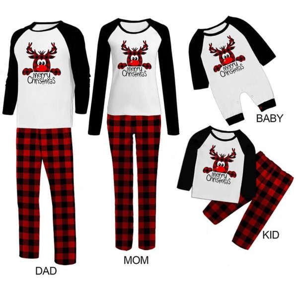 Family Christmas Pajamas Matching Sets Christmas Sleepwear Xmas Party