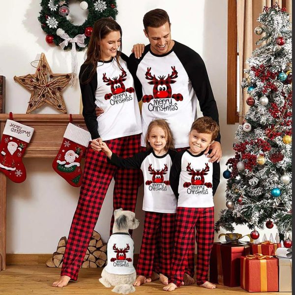 Family Christmas Pajamas Matching Sets Christmas Sleepwear Xmas Party