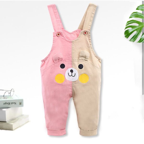 Fashion Color Matching Baby Duck Bear Elephant Rompers