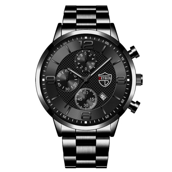 Fashion Luminous Men'S Steel Band Watch