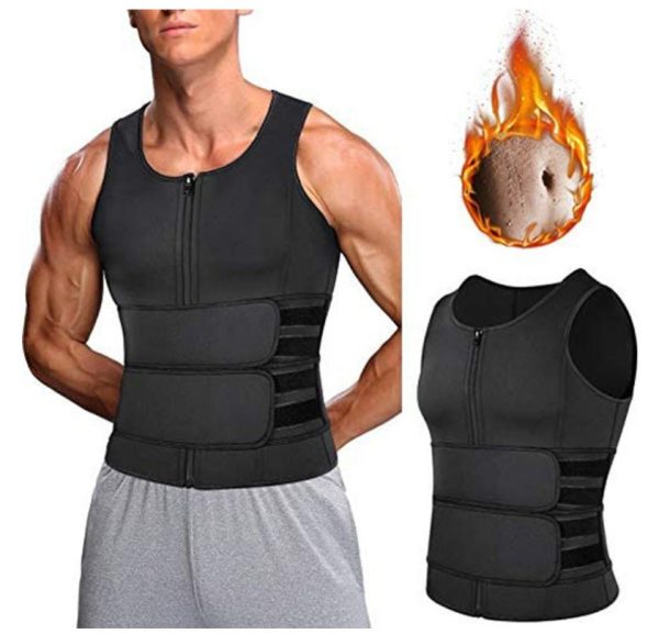 Fitness Men Shapewear Sauna Vest Waist Corset Top Body Shaper