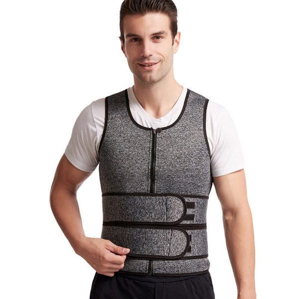 Fitness Men Shapewear Sauna Vest Waist Corset Top Body Shaper