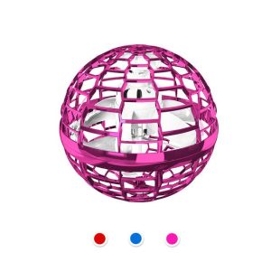 Flying Ball Spinner Toy Hand Controlled Drone Helicopter 360 Rotating Mini Ufo With Light Kids Gifts