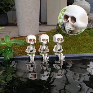 Fishorror Fishing Skeleton Halloween Decor | 1 1