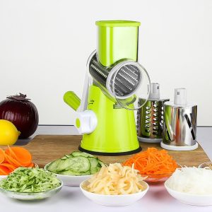 Food Processor Vegetable Chopper Kitchen Roller Gadgets Tool Vegetable Cutter Round Slicer