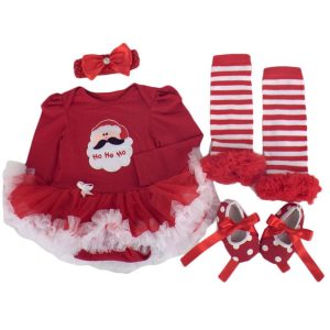 Four-Piece Christmas Gift Newborn Clothing Set Baby