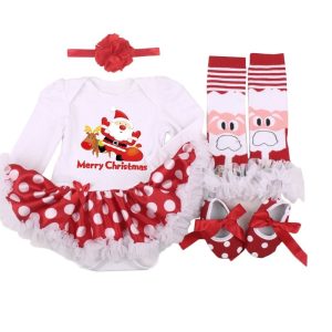 Four-Piece Christmas Gift Newborn Clothing Set Baby