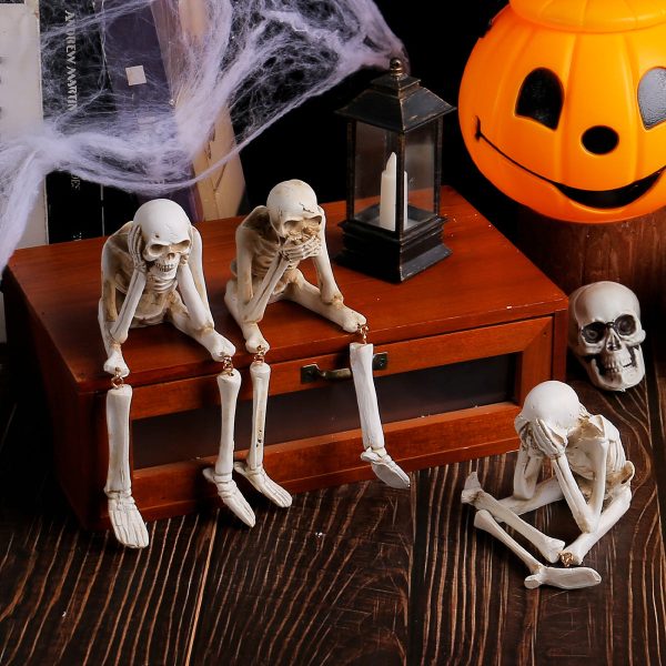 Boneyard Halloween Skeleton Ornaments | Set Of 3