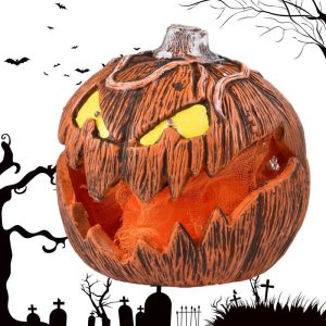 Gloween Interactive Halloween Led Pumpkin Lantern