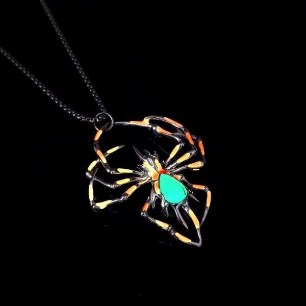 Arachneck Halloween Luminous Spider Necklace