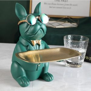 Nordic French Bulldog Stature Ornament Piggy Bank