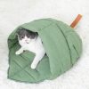 Cat Leaf Shape Cave Bed