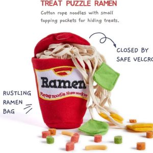 Ramen Noodle Dog Toy