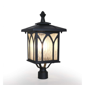 Premium Outdoor Solar Yard Light Lamp Post Fixture