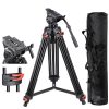 Pro Camera Tripod Kit Video Tripod 71 3-Stage W/ Fluid Head