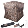 Collapsible Ground Hunting Blind Camouflage Hub Style