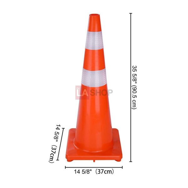 36 Traffic Cones 6Pcs Reflective Collars