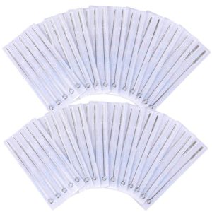 100Pcs Tattoo Needles Disposable Sterile Mixed Sizes