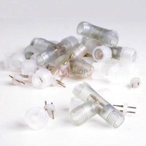 10Pcs 1/2 2 Wire T Compression Connector For Rope Light