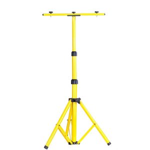 Adjustable Flood Light Fixture Tripod Stand With T Bar