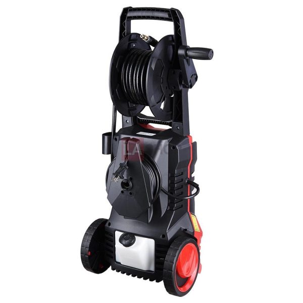 Electric Power Washer W/ Hose Reel 3000Psi 5 Nozzles Soap Tank