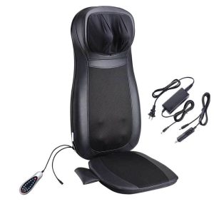 Home Car Massage Seat Cushion Pad Neck Back Hip W/ Heat