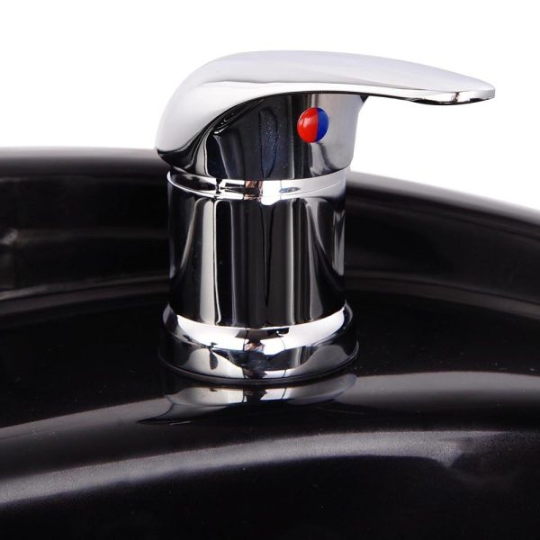 Shampoo Basin Bowl Sink W/ Sprayer Faucet Neck Rest Hair Trap