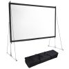 135 16:9 Portable Outdoor Projector Screen W/ Frame Freestanding Bag