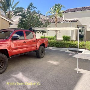 Car Awning 7' 7 X 8' 2 Side Rooftop Shade