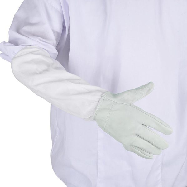 Xl Beekeeping Goatskin Protective Gloves Pair Long Sleeves