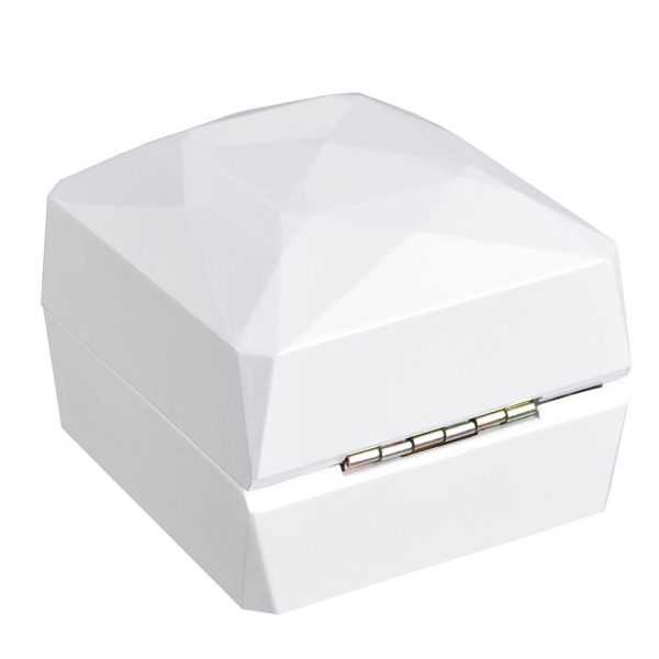 Led Ring Box Jewelry Storage Display Case Illuminate Gift Box