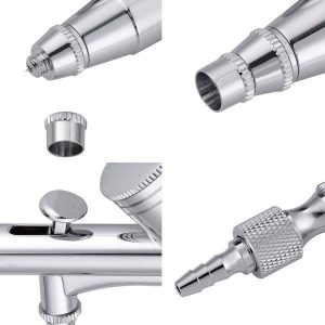 0.3Mm Nozzle Dual Action Gravity Feed Makeup Airbrush