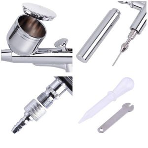 0.3Mm Nozzle Dual Action Gravity Feed Makeup Airbrush