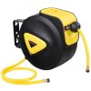 33Ft 5/16In Retractable Air Hose Reel Wall Mount Auto Rewind