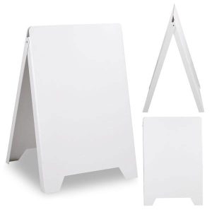 Sandwich Board Sidewalk A Frame Signboard Pvc Poster Stand