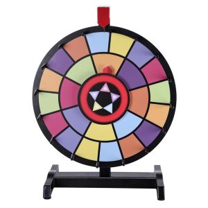 Winspin 15 Table Top Dry Erase Prize Wheel 2-Circle 2-Pointer