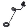 8 3/5 Ft Coil Waterproof Lcd Metal Detector W/ Led Light