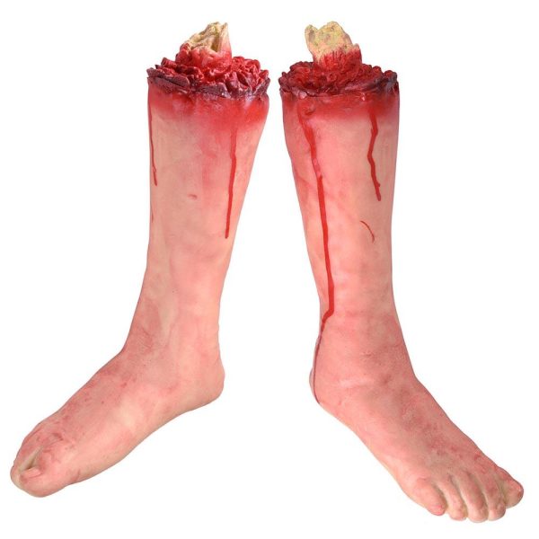 5Pcs Scary Severed Hands Leg Foot Props Halloween Party Decor