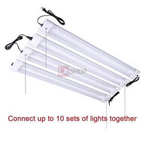 1-Pack 40W 4000K 4Ft 2-Lamp Linkable Led Shop Light