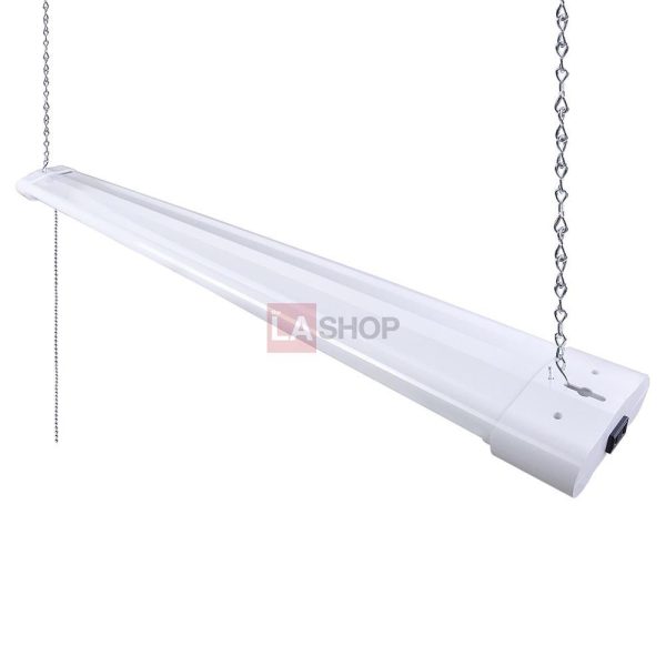 1-Pack 40W 4000K 4Ft 2-Lamp Linkable Led Shop Light