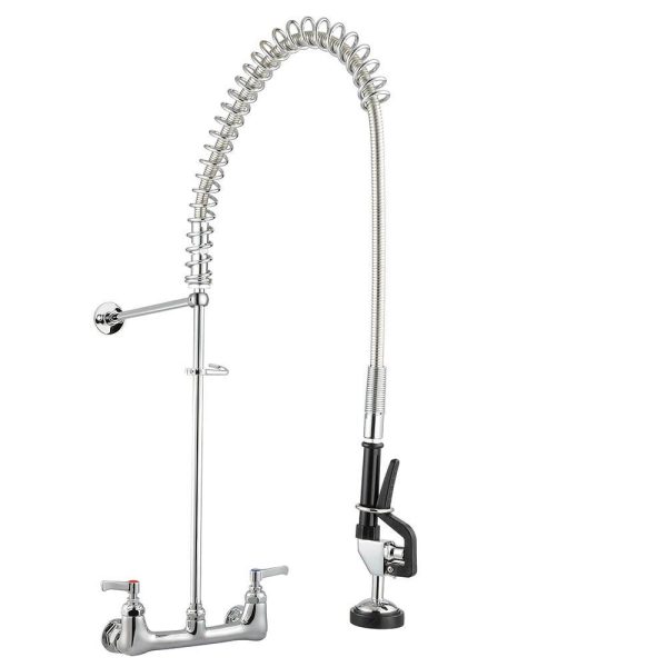 Commercial Pre-Rinse Faucet With Sprayer Wall Mount 41H