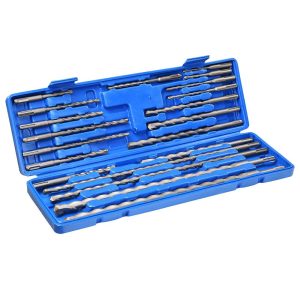 20Pcs Sds Plus Drill Bits Hole Tool Set For Rotary Hammer