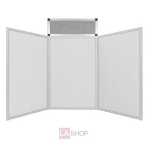 Tabletop Folding Panel Display Board Header Gray