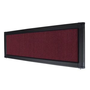 Tabletop Folding Panel Display Board Header Burgundy