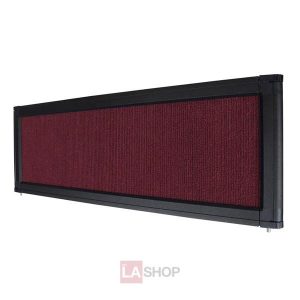 Tabletop Folding Panel Display Board Header Burgundy