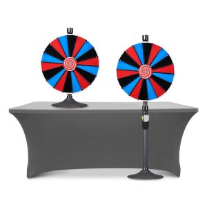 Winspin 24 Spinning Prize Wheel With Stand Custom Slots