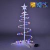 Small Pre-Lit Spiral Christmas Tree 2Ft Battery Operated