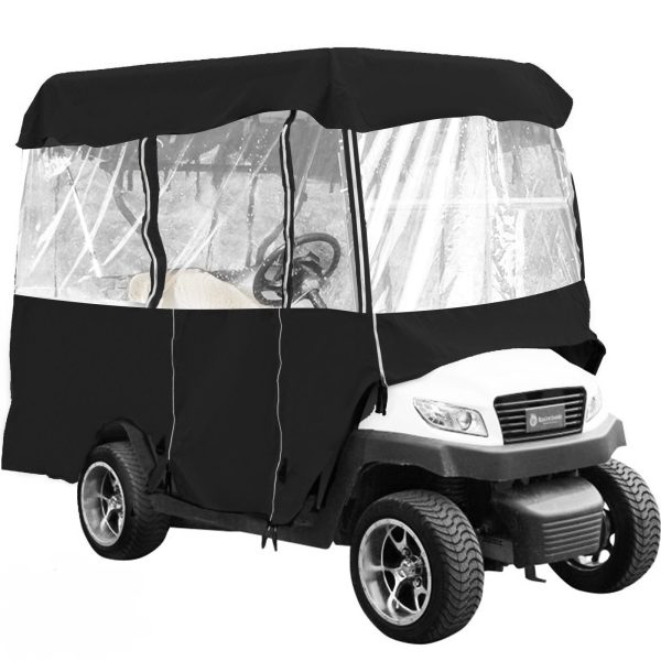 Ultimate Golf Club Cart Enclosure Rain Cover With Doors