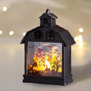 Illuminova Vintage Halloween Lantern With Flameless Candle - Set Of 4