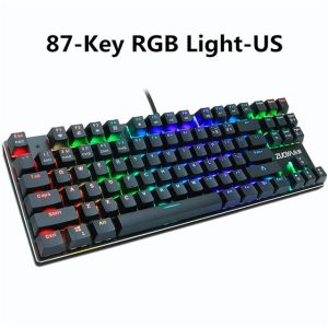 Rainbow Rgb Mechanical Gaming Keyboard For Pc